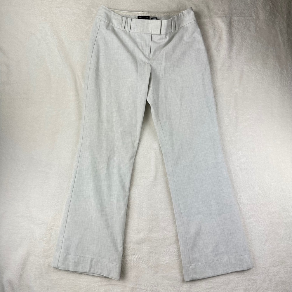 The Limited Dress Pants Womens Cassidy Fit 4 Gray Trousers Wide Leg Office Siren